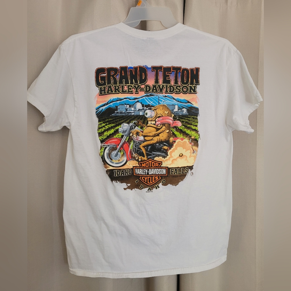 Harley-Davidson White Short Sleeve Tee Size Large